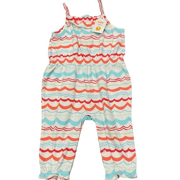 Gymboree Baby Girl Spring Vacation Ocean Romper - New! - Picture 1 of 3
